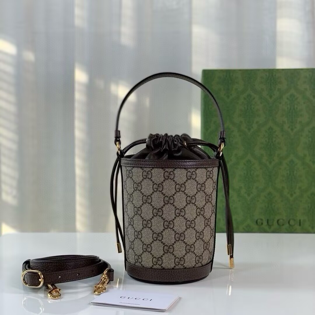 G*u*i Ophidia Mini Bucket Bag 11.5x20x8cm