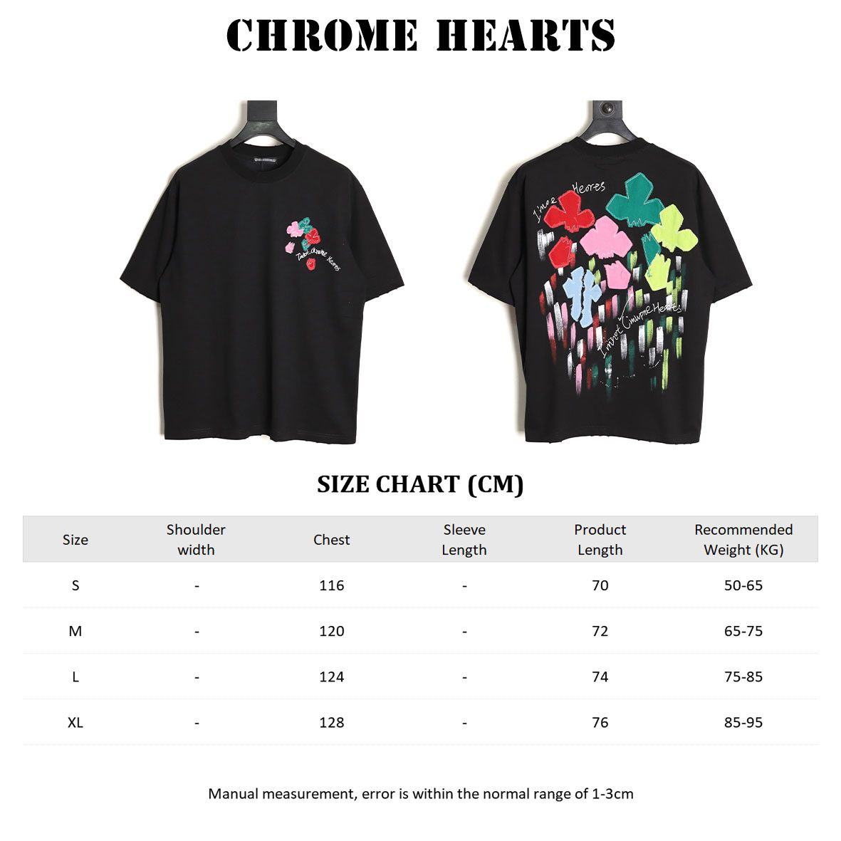 Ch**me He**ts 25SS Short-sleeved T-shirt