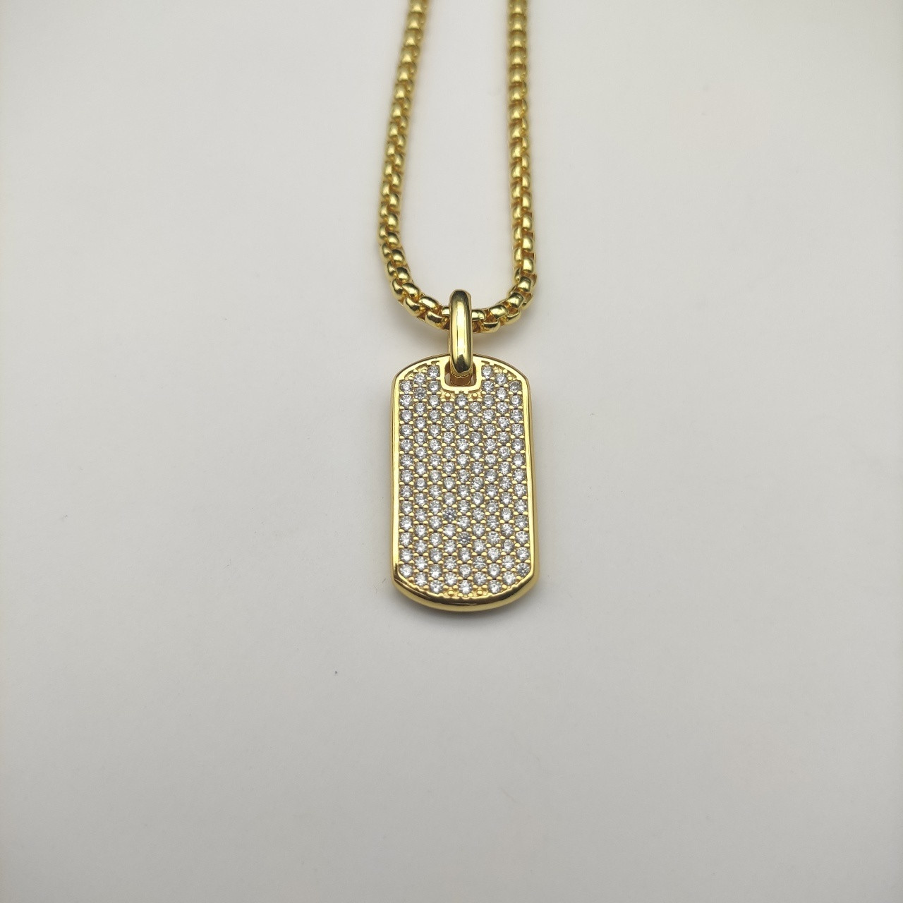 dau1d Yvrm*n brand necklace(chain length 50+5cm delay chain chain thickness 3mm)