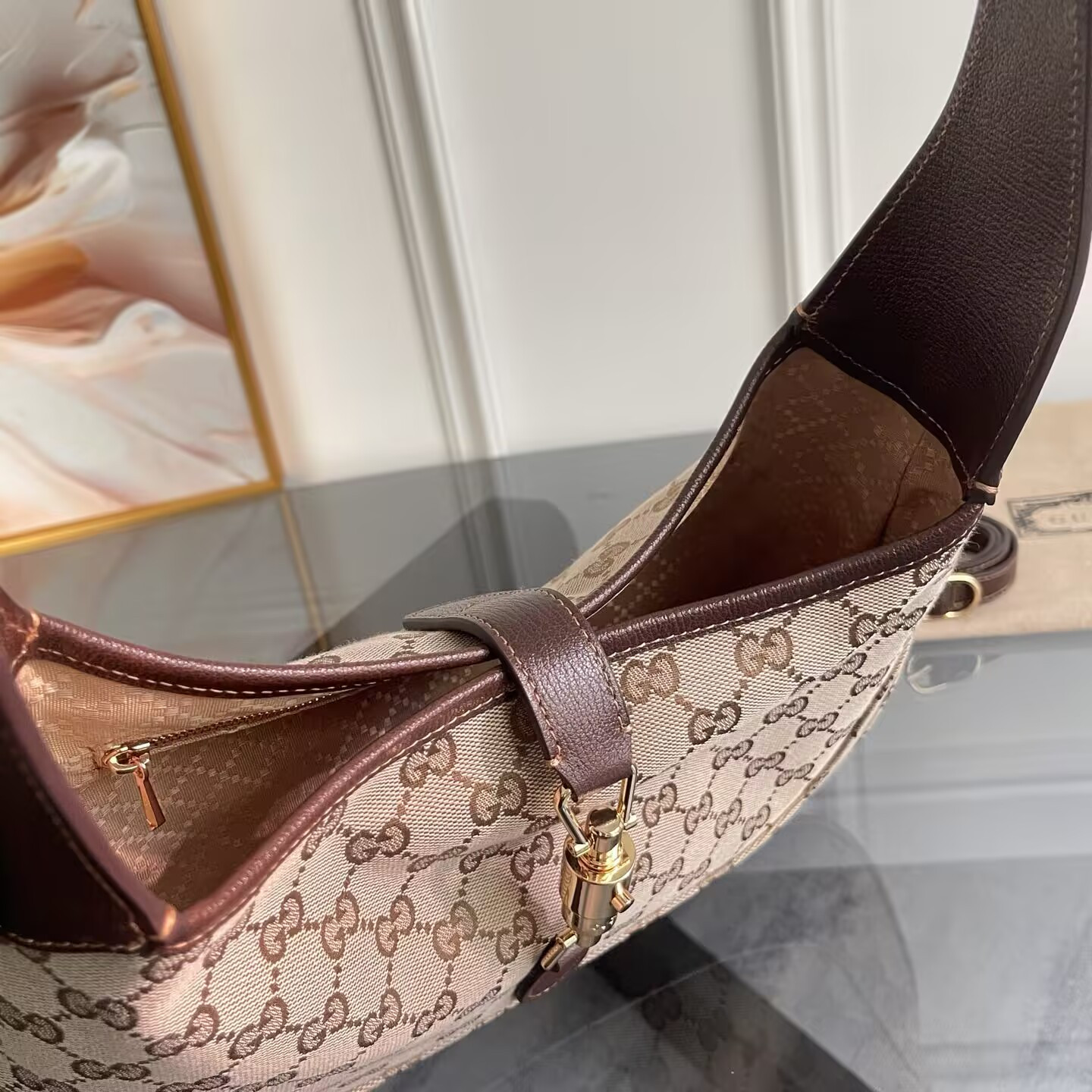 G*u*i jackie 1961 medium shoulder bag 31.5x22x5cm