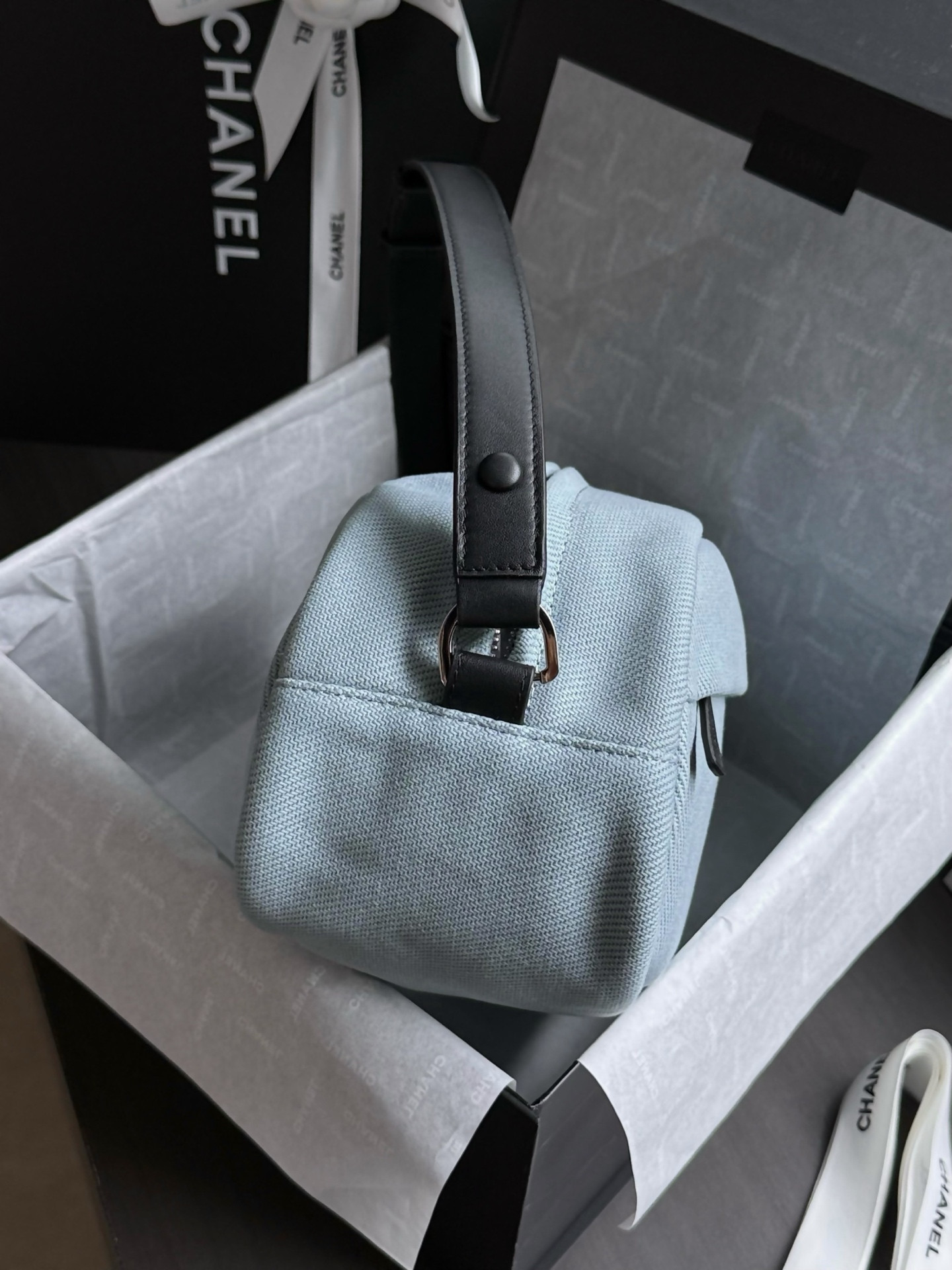 Ch*el coco beach bag as5269 17x32x13cm