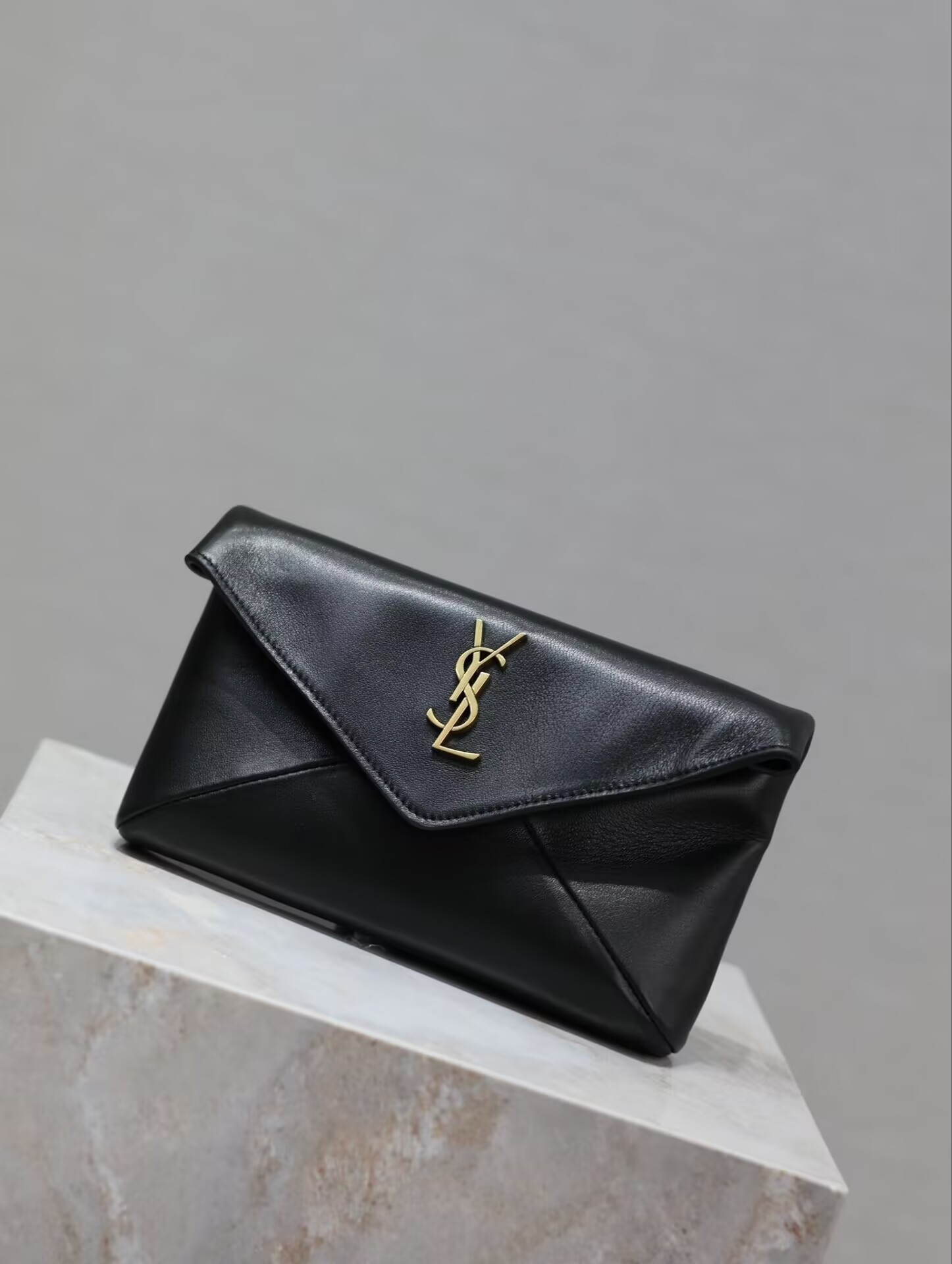 Y*L cassandre small envelope pouch in lambskin 21x14x3cm