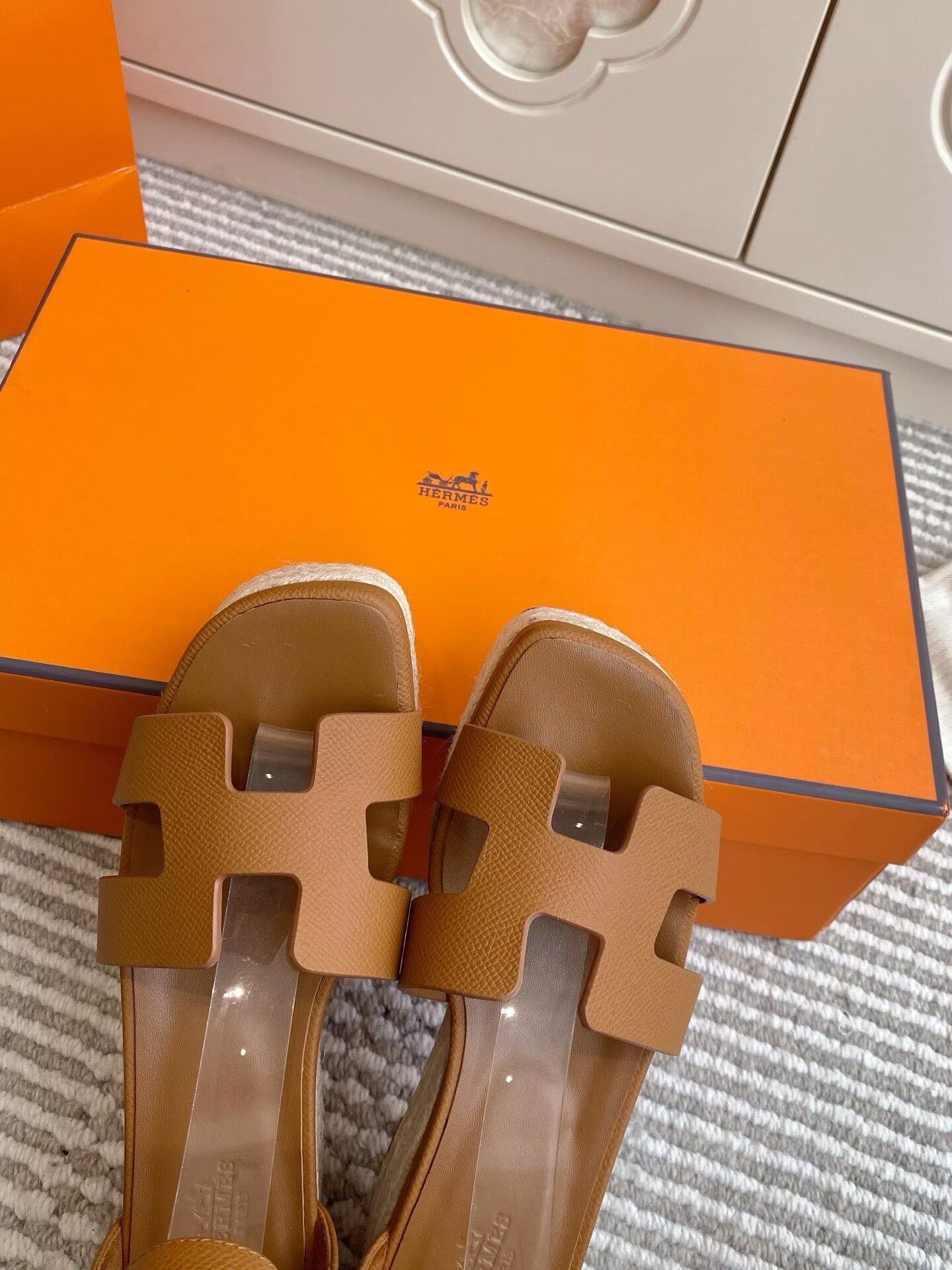 ua H**mes elda spanish woven shoes