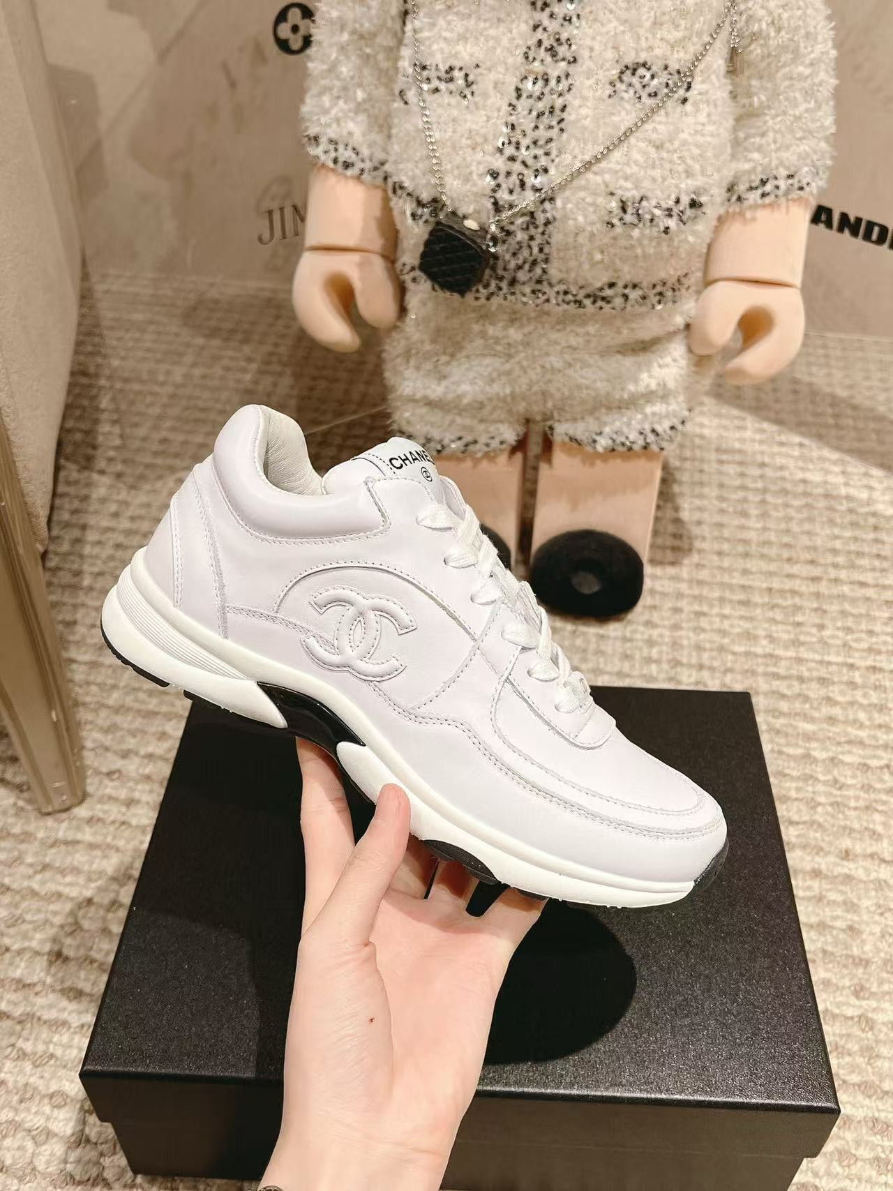 UA Ch*el SNEAKERS Fabric
