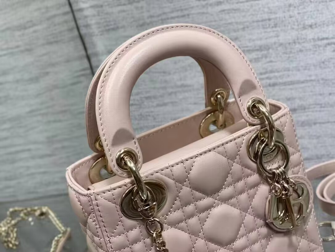 MINI LADY D*0r BAG 6.5 x 6 x 3 inches