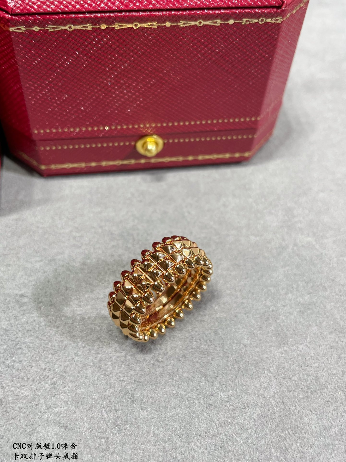 Ca*t*er Double-row bullet head Ring