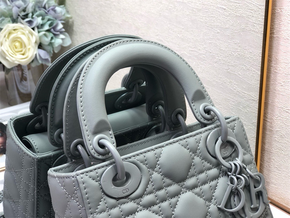 Mini Lady D*0r Bag 6.5 x 6 x 3 inches