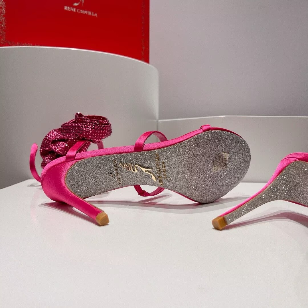 ua renÉ Ca0v1LLa flower wrap sandal 95mm