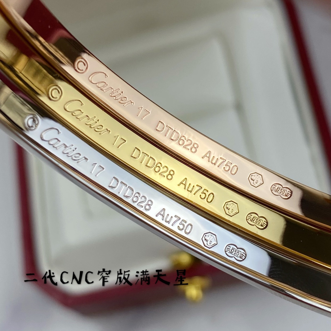 Ca*t*er Narrow Gypsophila Diamond Bracelet(No returns or exchanges accepted)