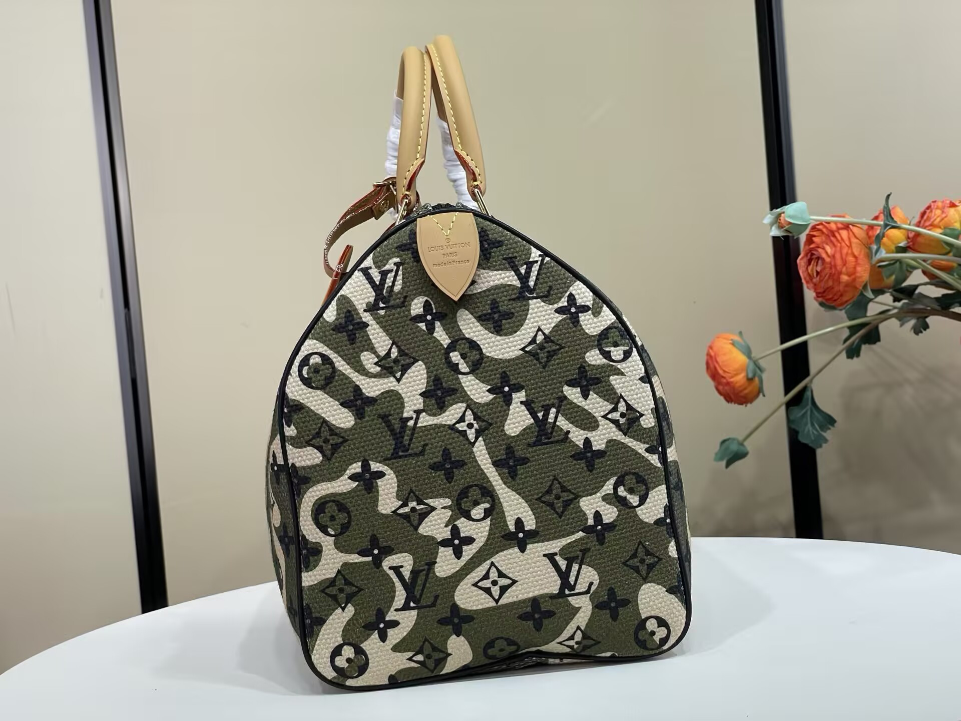 LV x TM Monogramouflage Speedy 35 Bag 35x22x18cm