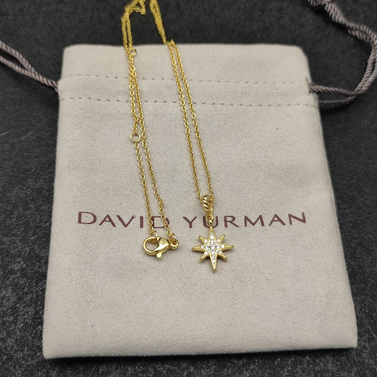 dau1d Yvrm*n necklace(chain length 42+3+3cm delay chain)