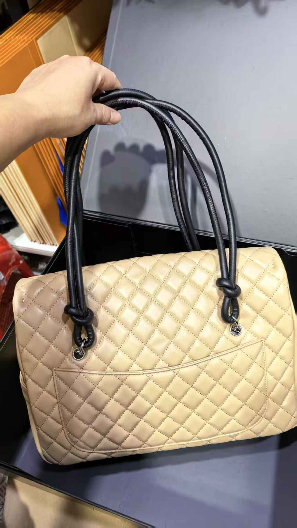 Ch*el cambon airport bag 33x24x11cm