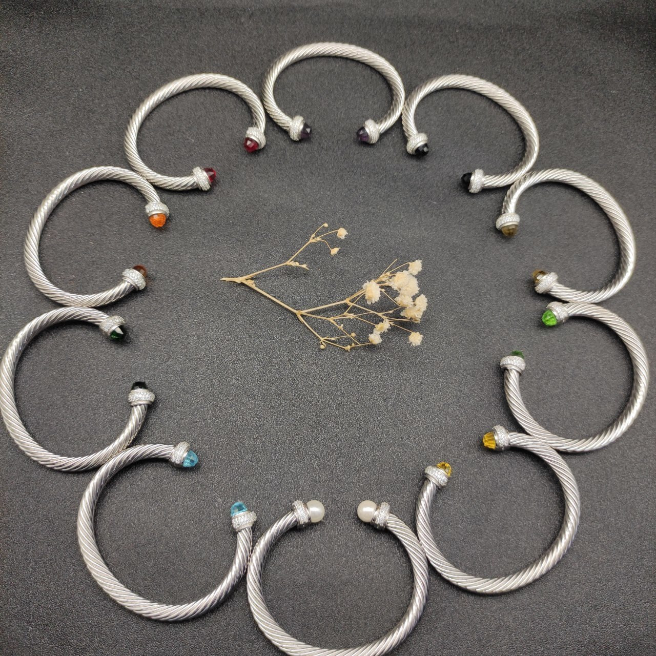 dau1d Yvrm*n 7mm full di*m*nd bracelet (wrist circumference 15-20cm)