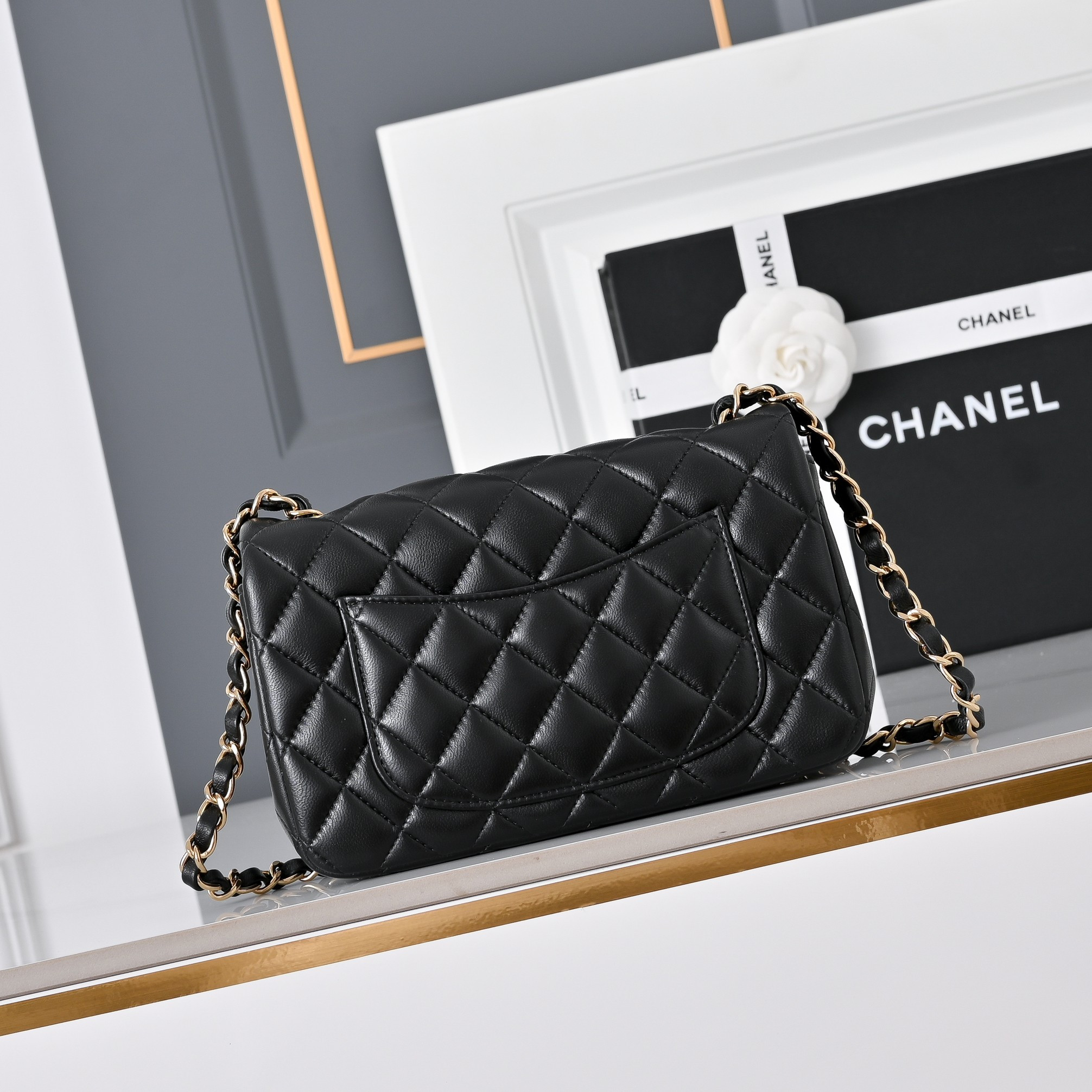 Ch*el mini flap bag a69900 20x12x6cm