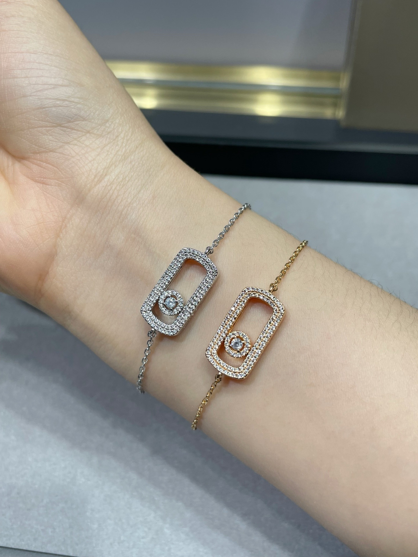 Messika Large Full Diamond Bracelet