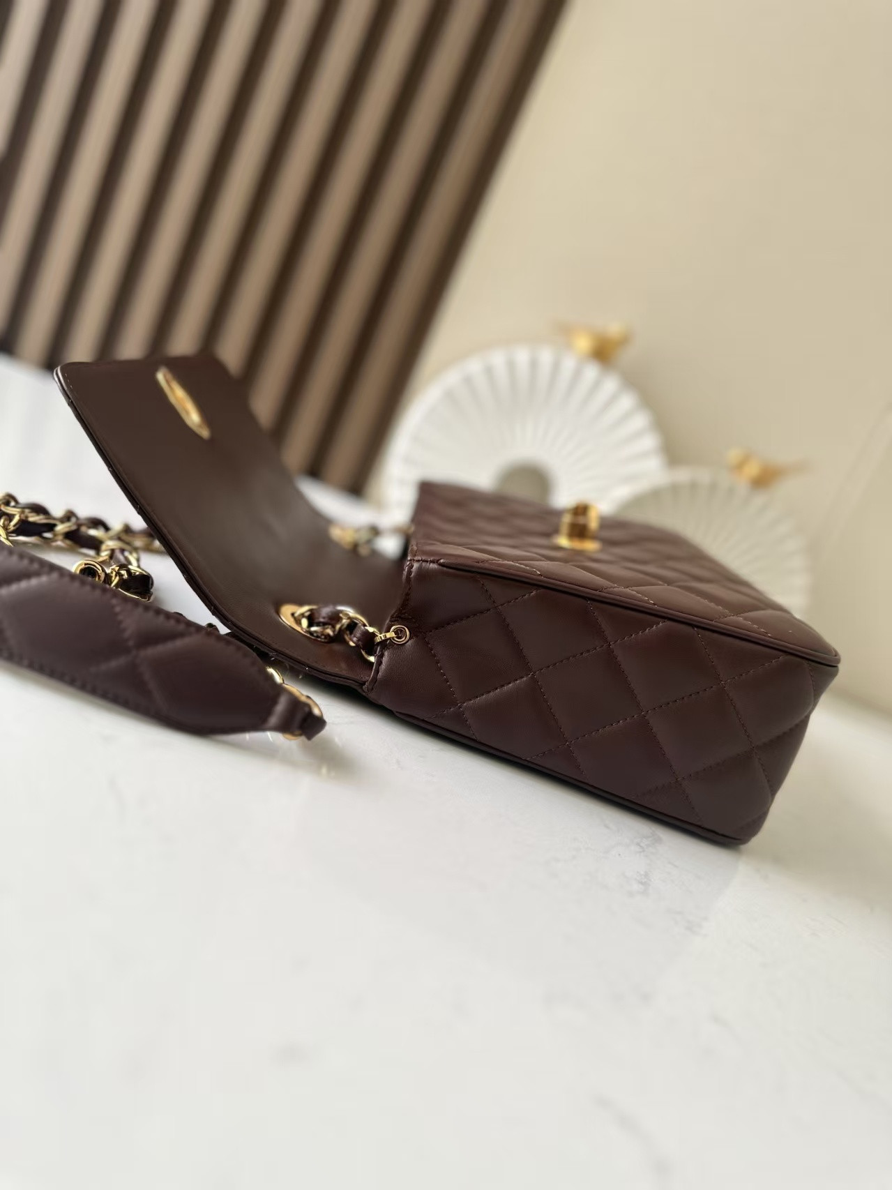 Ch*el flap bag 25x20x9cm