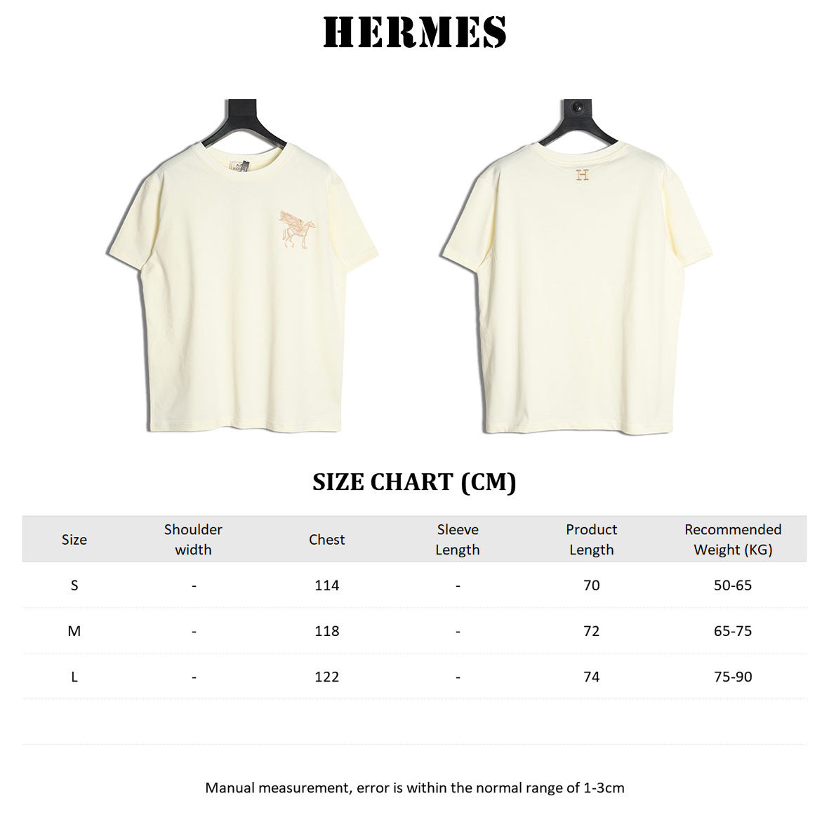 H**mes Short-sleeved T-shirt