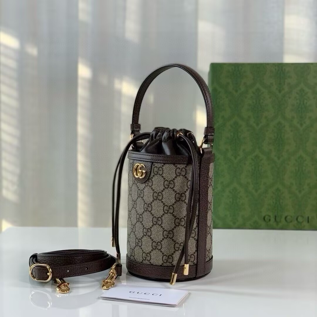 G*u*i Ophidia Mini Bucket Bag 11.5x20x8cm
