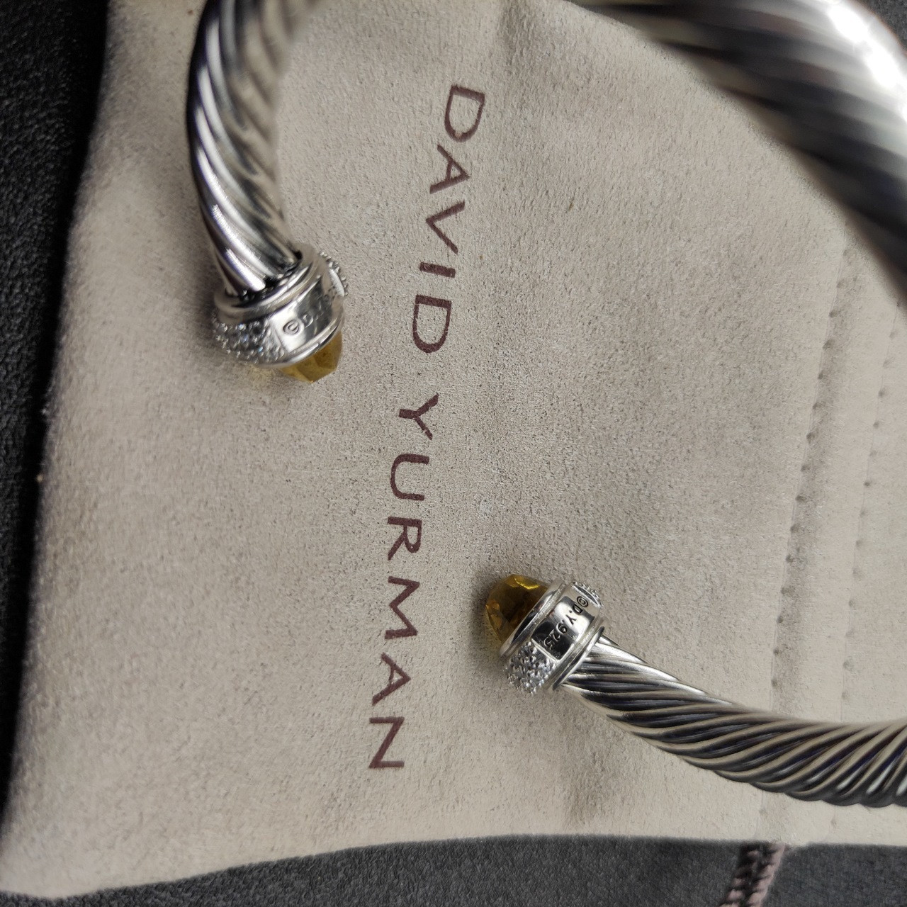 dau1d Yvrm*n 7mm full di*m*nd bracelet (wrist circumference 15-20cm)