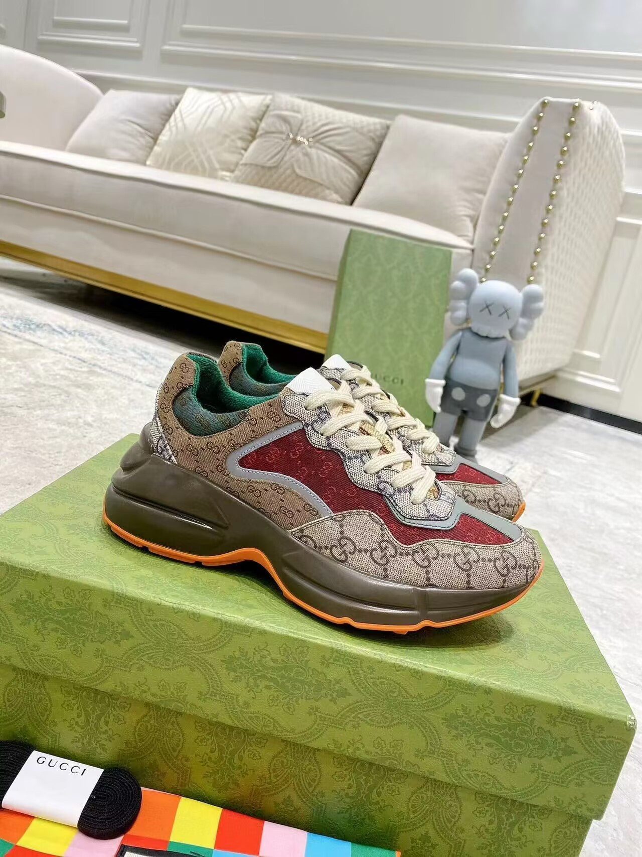 UA G*u*i GG Rhyton Sneaker