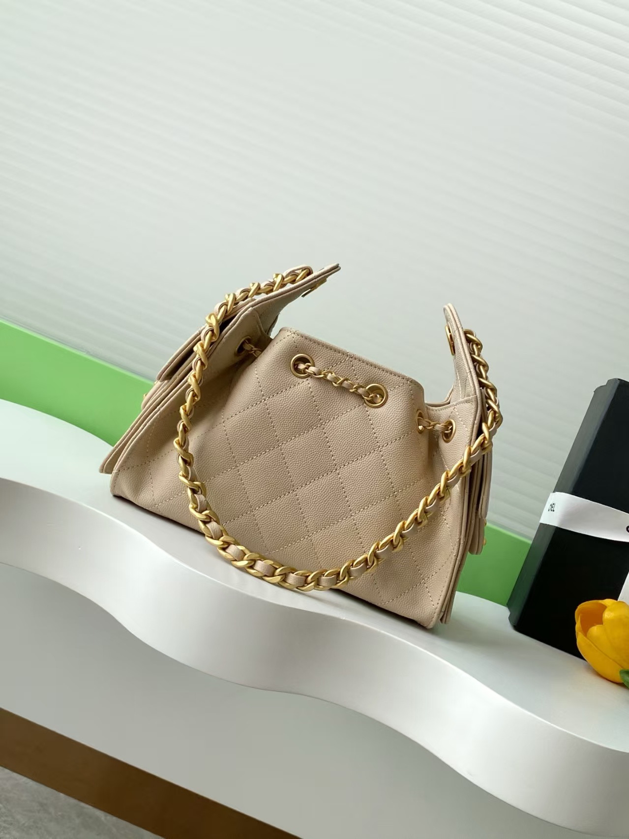 Ch*el 25C Bucket Bag 20x22x12.5cm