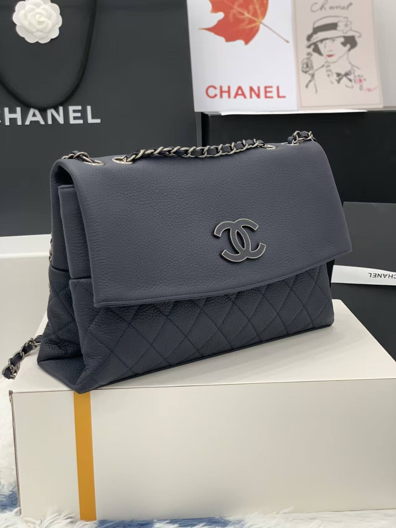 Ch*el flap bag 32x19x7.5cm