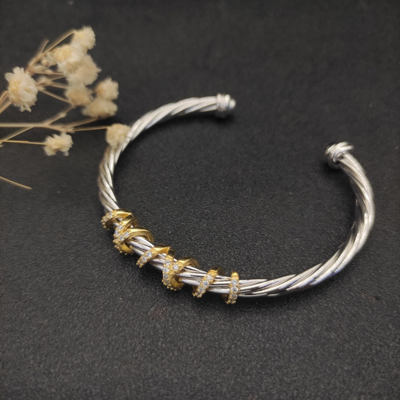 dau1d Yvrm*n 4mm wrap bracelet(wrist circumference 15-20cm)