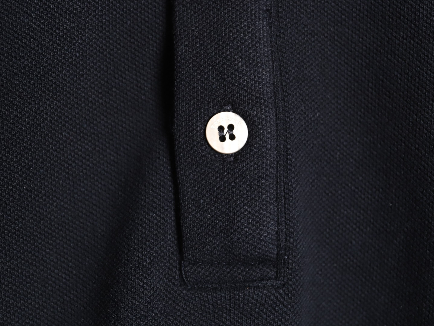 B**rry short-sleeved polo shirt dark blue