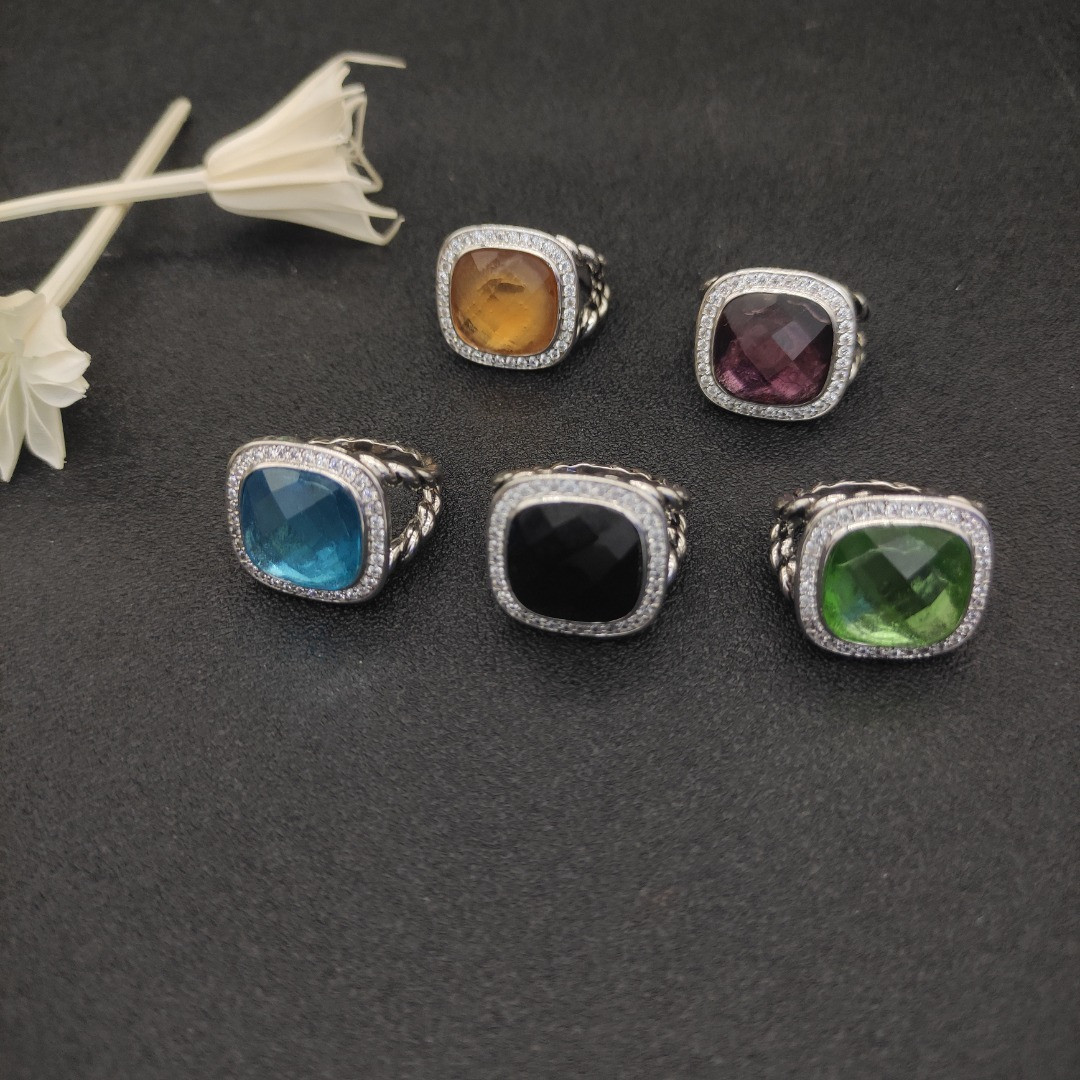 dau1d Yvrm*n 14mm square di*m*nd ring
