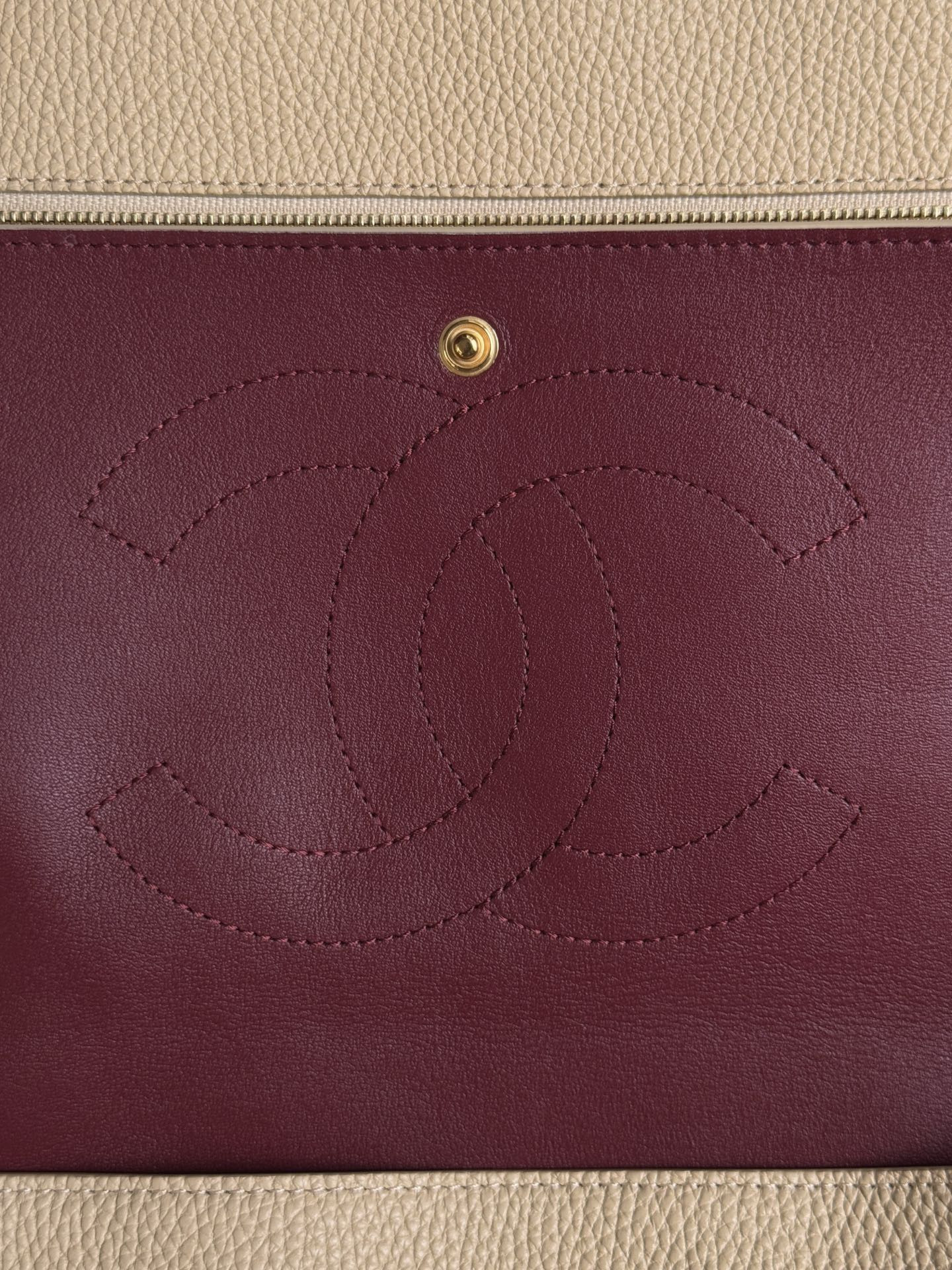 Ch*el maxi flap bag as6233 26x38.5x11cm