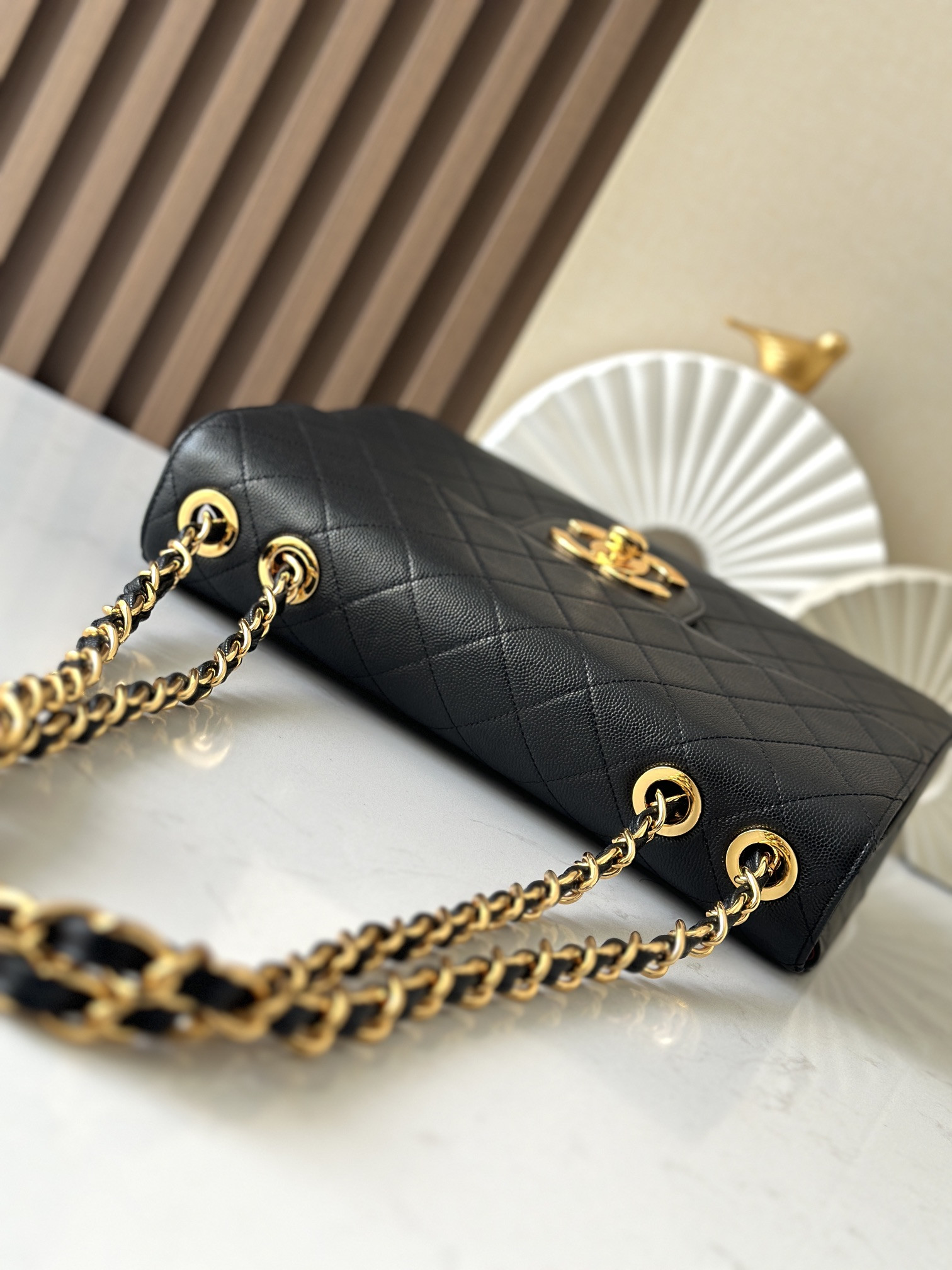 Ch*el flap bag 30x21x8cm