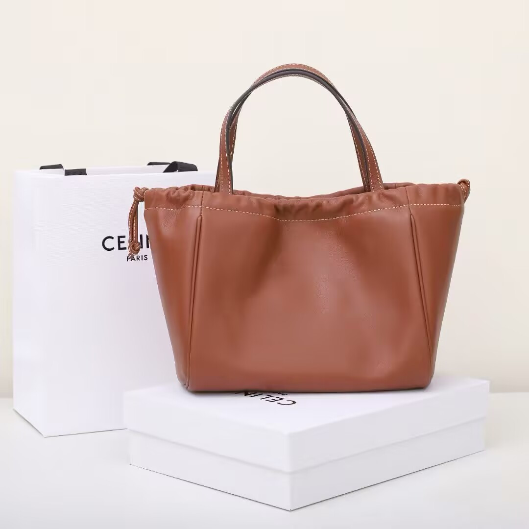 Ce**e cabas drawstring triomphe bag 22x17x15cm