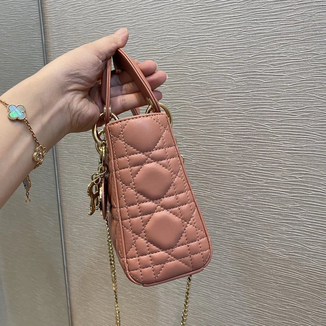 MINI LADY D*0r D*0rAMOUR BAG 6.5 x 6 x 3 inches