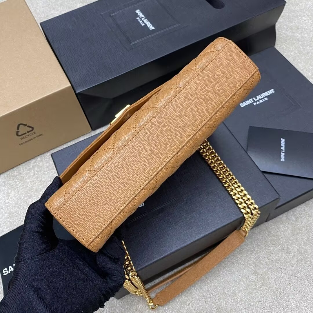 Y*L envelope medium in matelassÉ lambskin 24x17.5x6cm