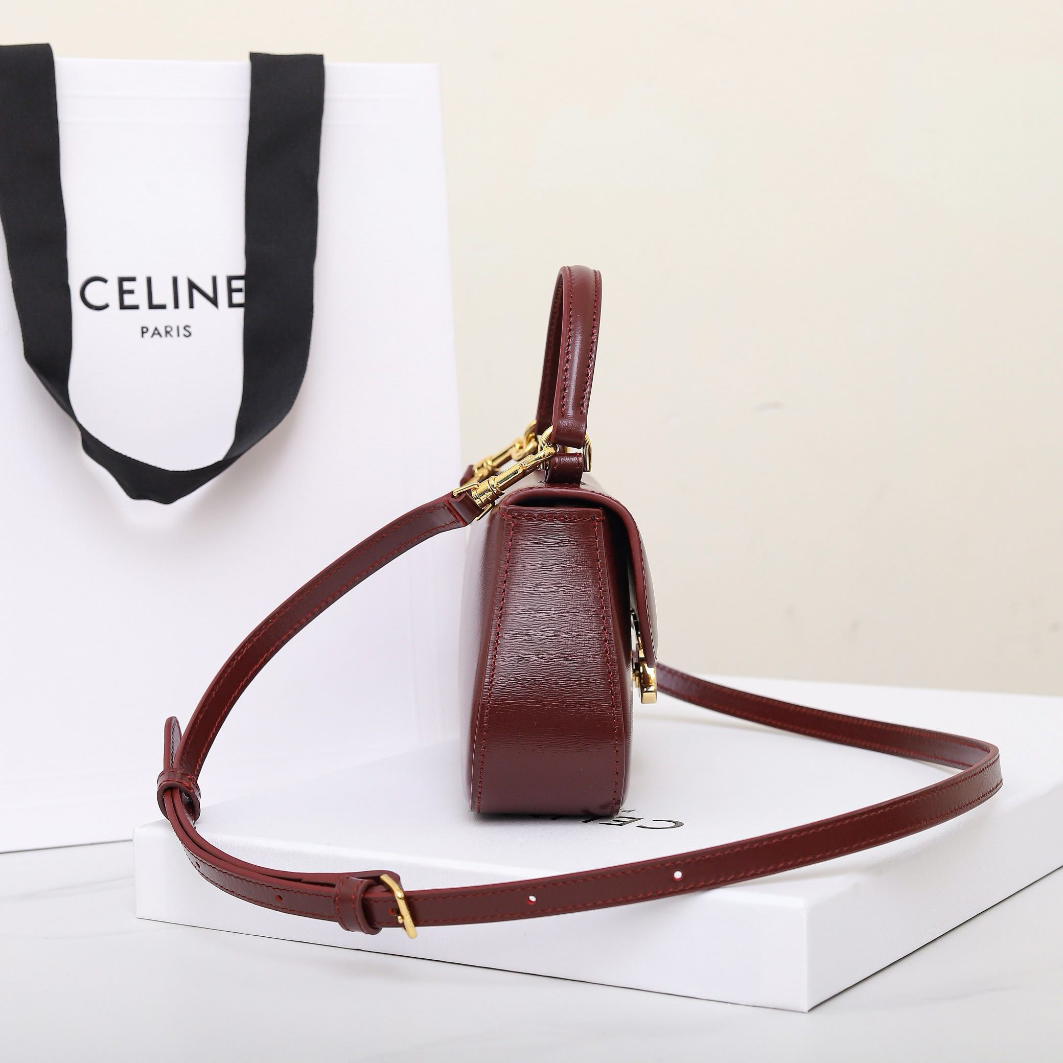 Ce**e teen Ce**e lola in shiny calfskin 20x11.5x5cm