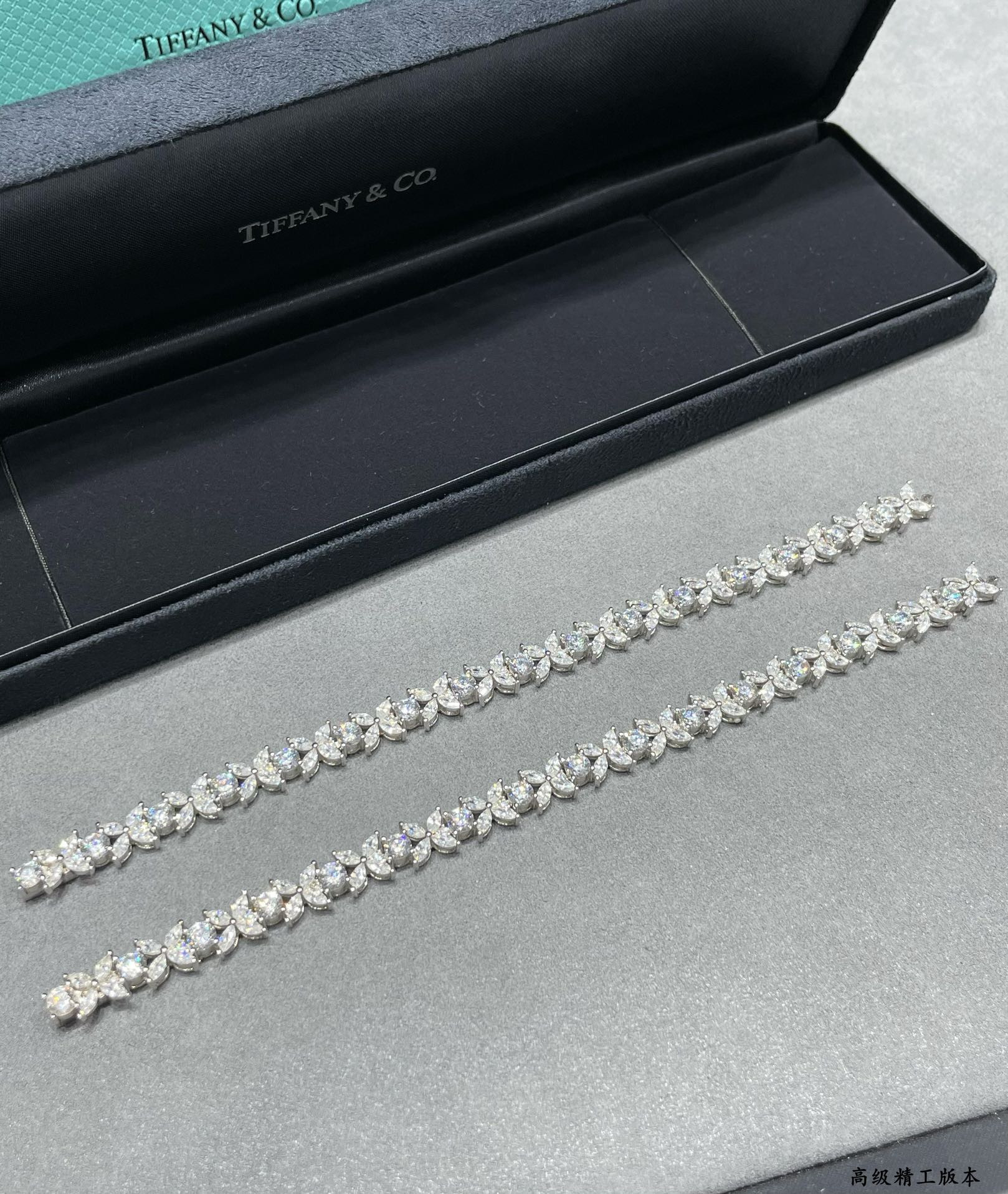 T*f*ny & Co. Soleste Marquise Diamond Full Bracelet Ag925