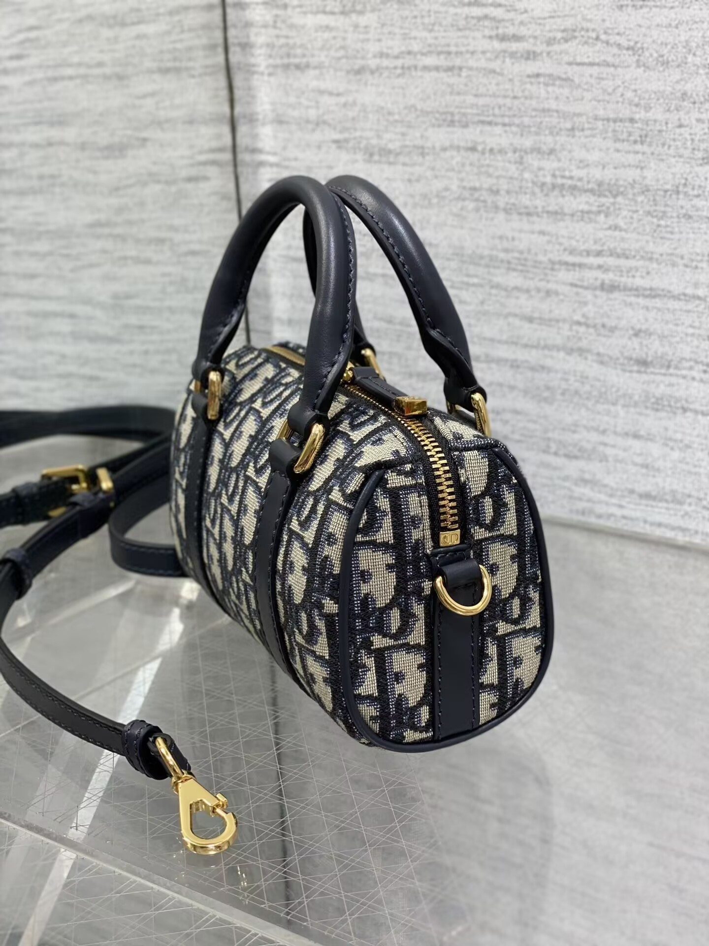 D*0r Groove 17 Bag Blue D*0r Oblique Jacquard 17x10x8cm