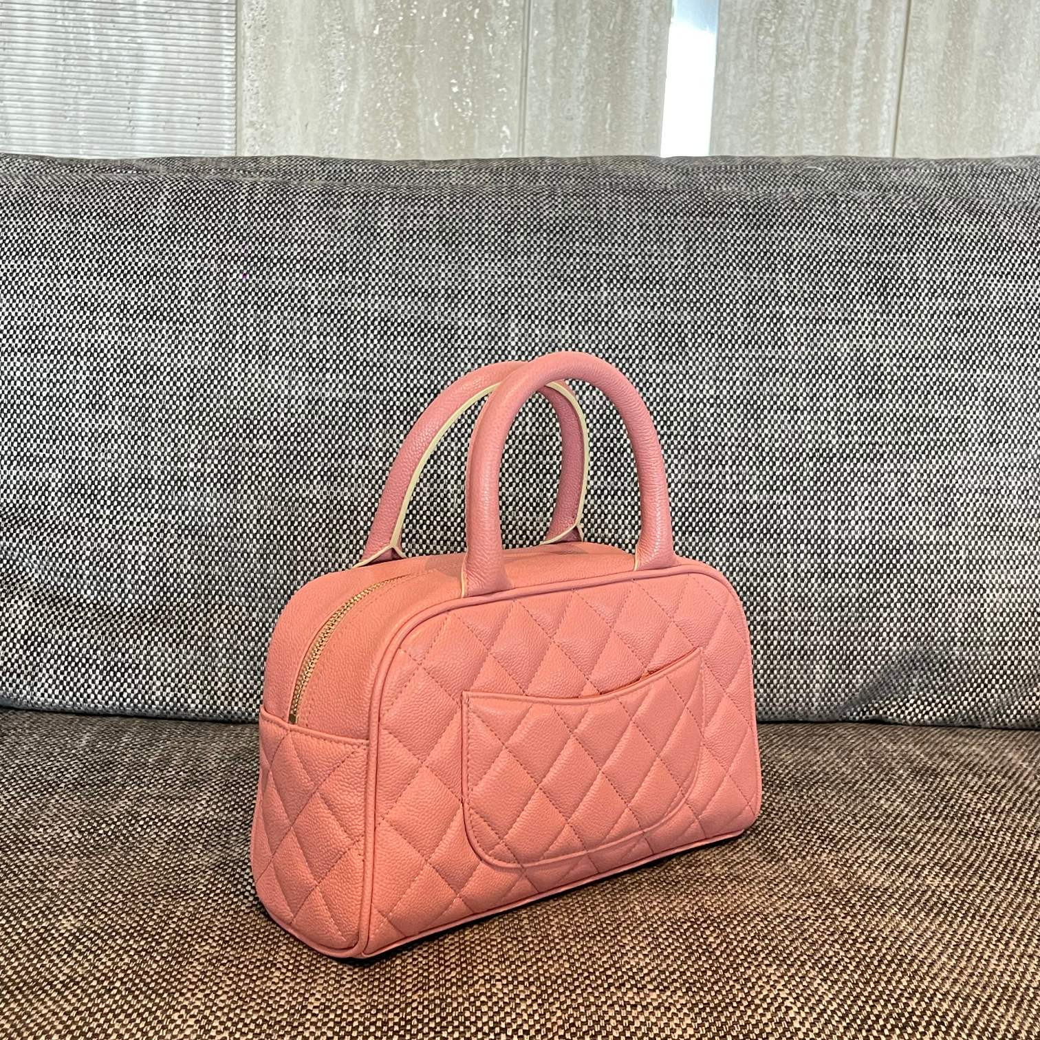 Ch*el bowling bag 29x17x10cm