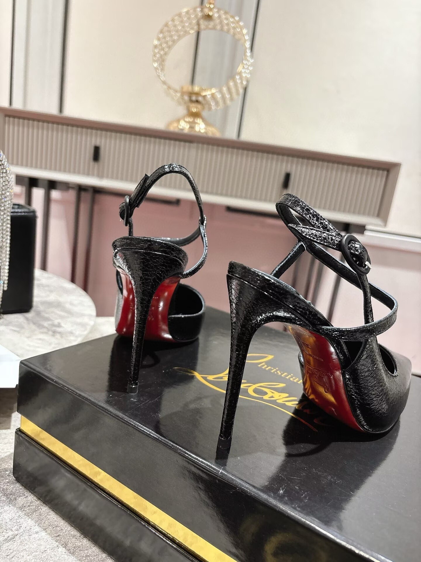 ua ch**an louboutin jenlove 100mm pumps(cusT0mized, no exchange no return, about 7-14 days)