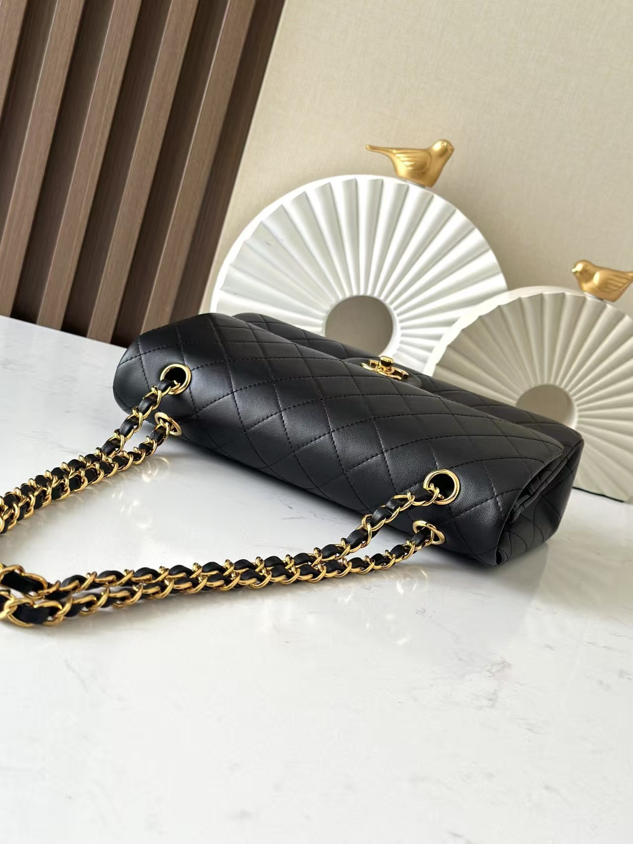 Ch*el classic flap bag 15.5x25.5x6.5cm