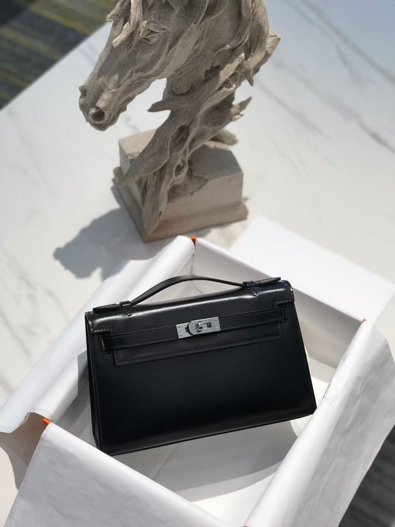 Hermès Kelly 22 Mini Box Leather 22x7x13cm
