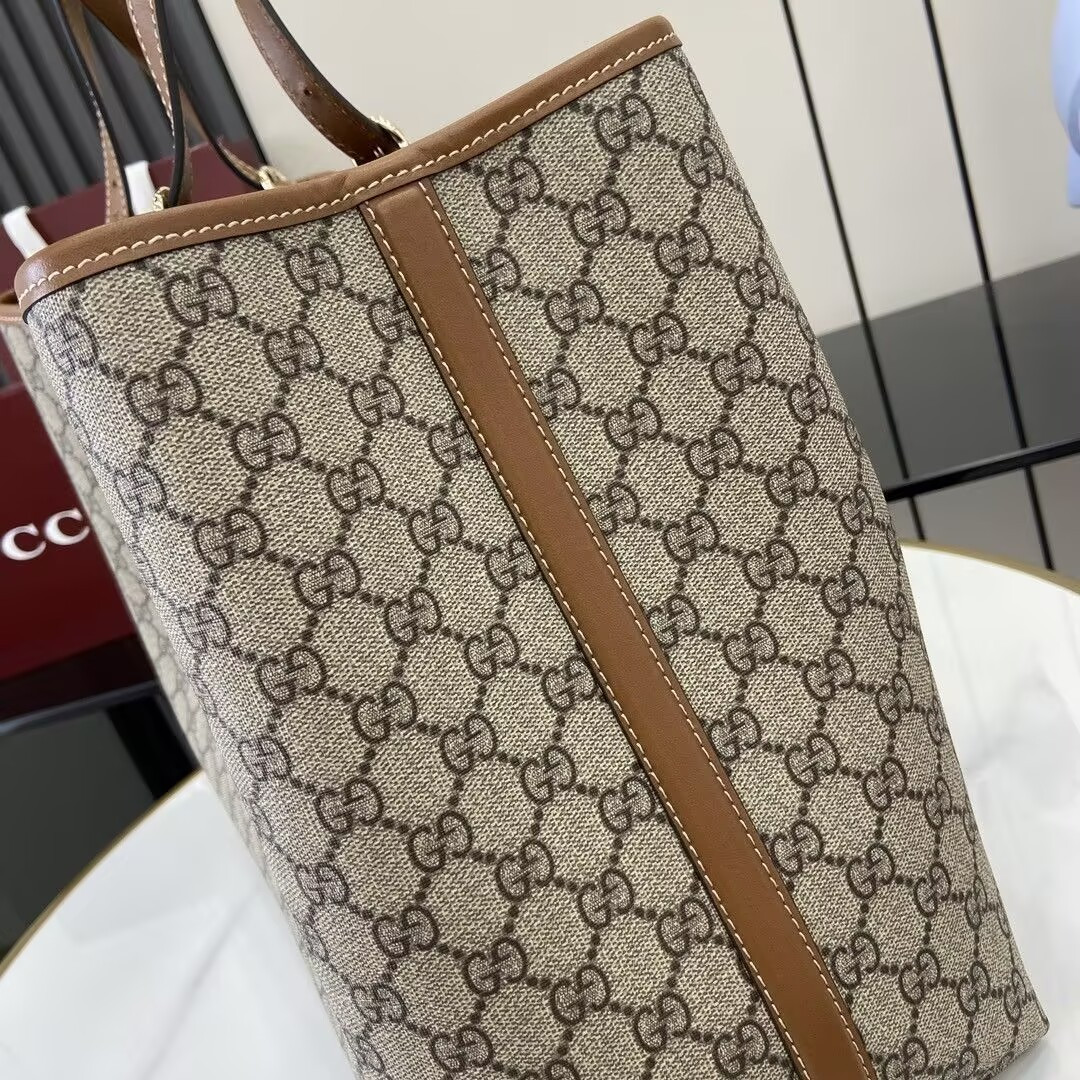 G*u*i GG Emblem Maxi Tote Bag 45.5x30x16cm (Without Original Box)