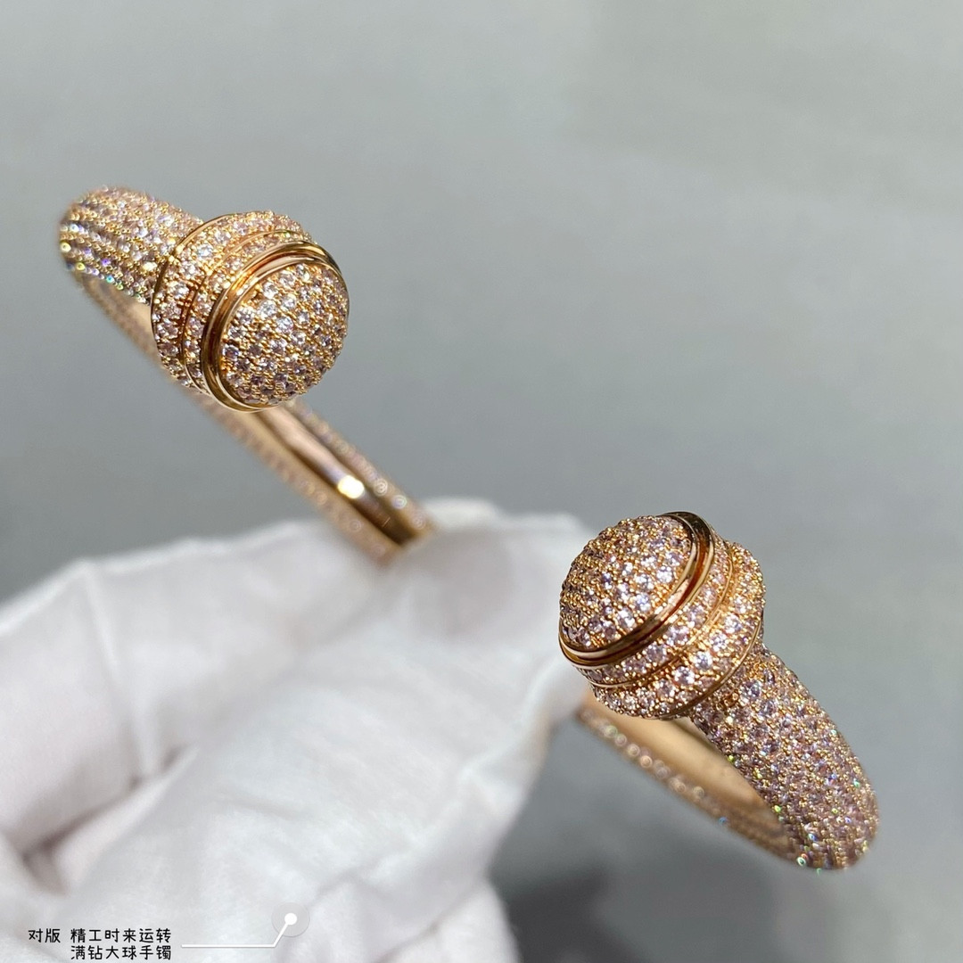 Piaget fully diamond-encrusted large ball Bracelet