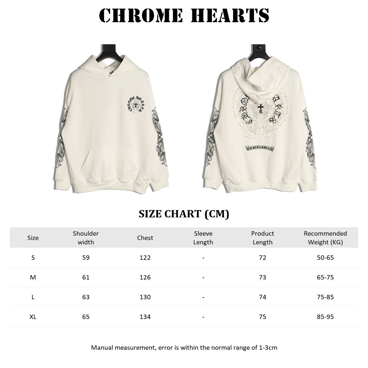 Chr0mehearts 26ss hoodies