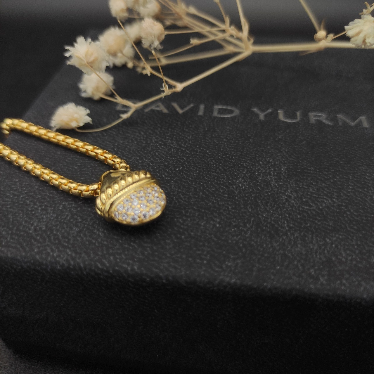 dau1d Yvrm*n necklace(chain length 50+5cm delay chain chain thickness 3mm)