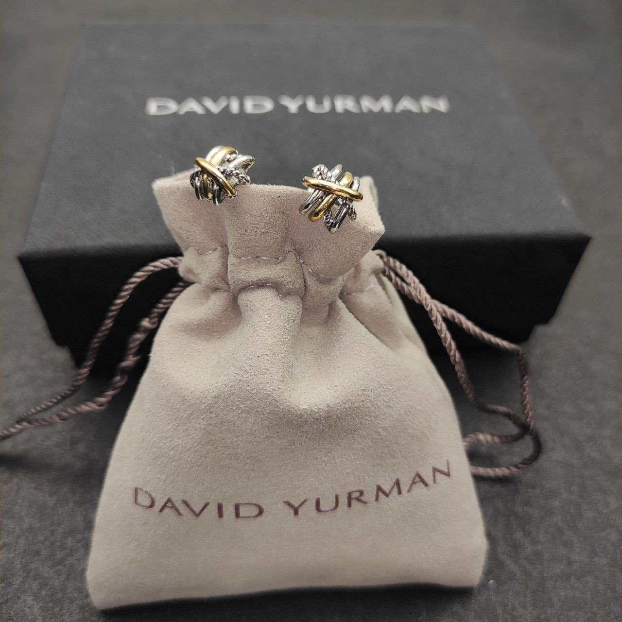 dau1d Yvrm*n 11mm earrings