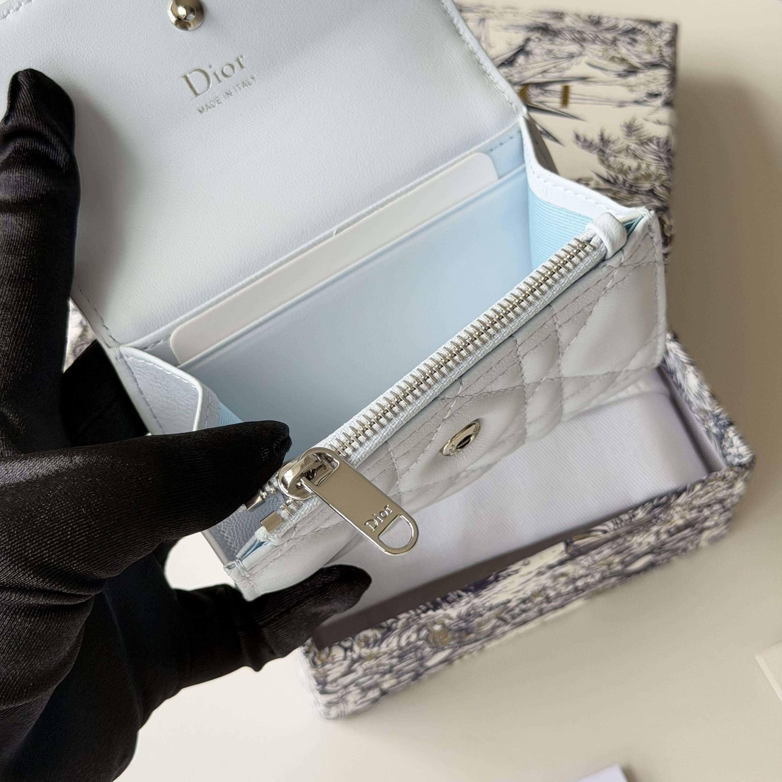 D*or lady glycine wallet 11 x 7.5 x 3 cm