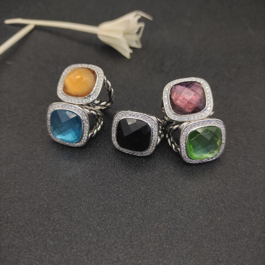 dau1d Yvrm*n 14mm square di*m*nd ring