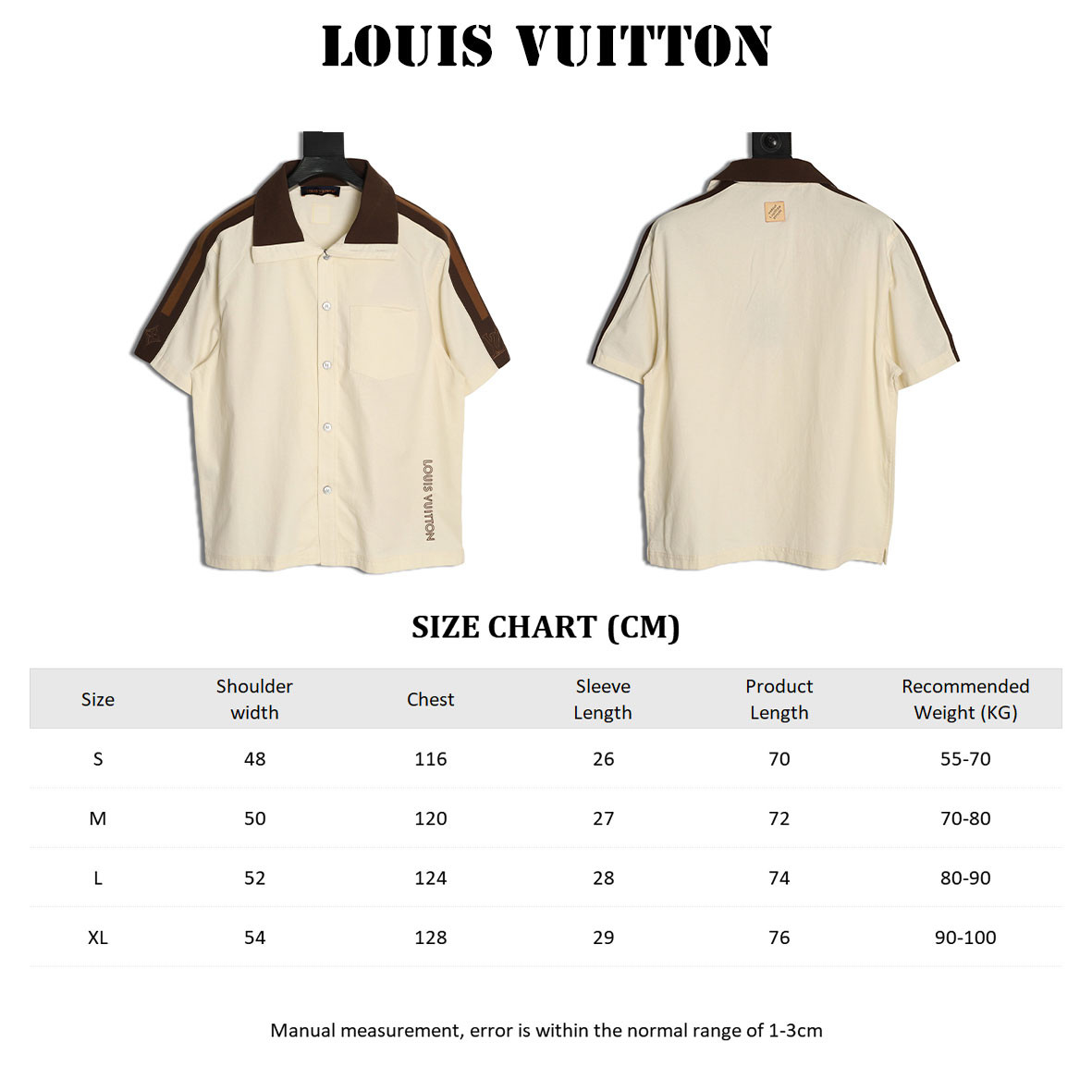 l0*is V*t0n lv 26ss short-sleeved shirts