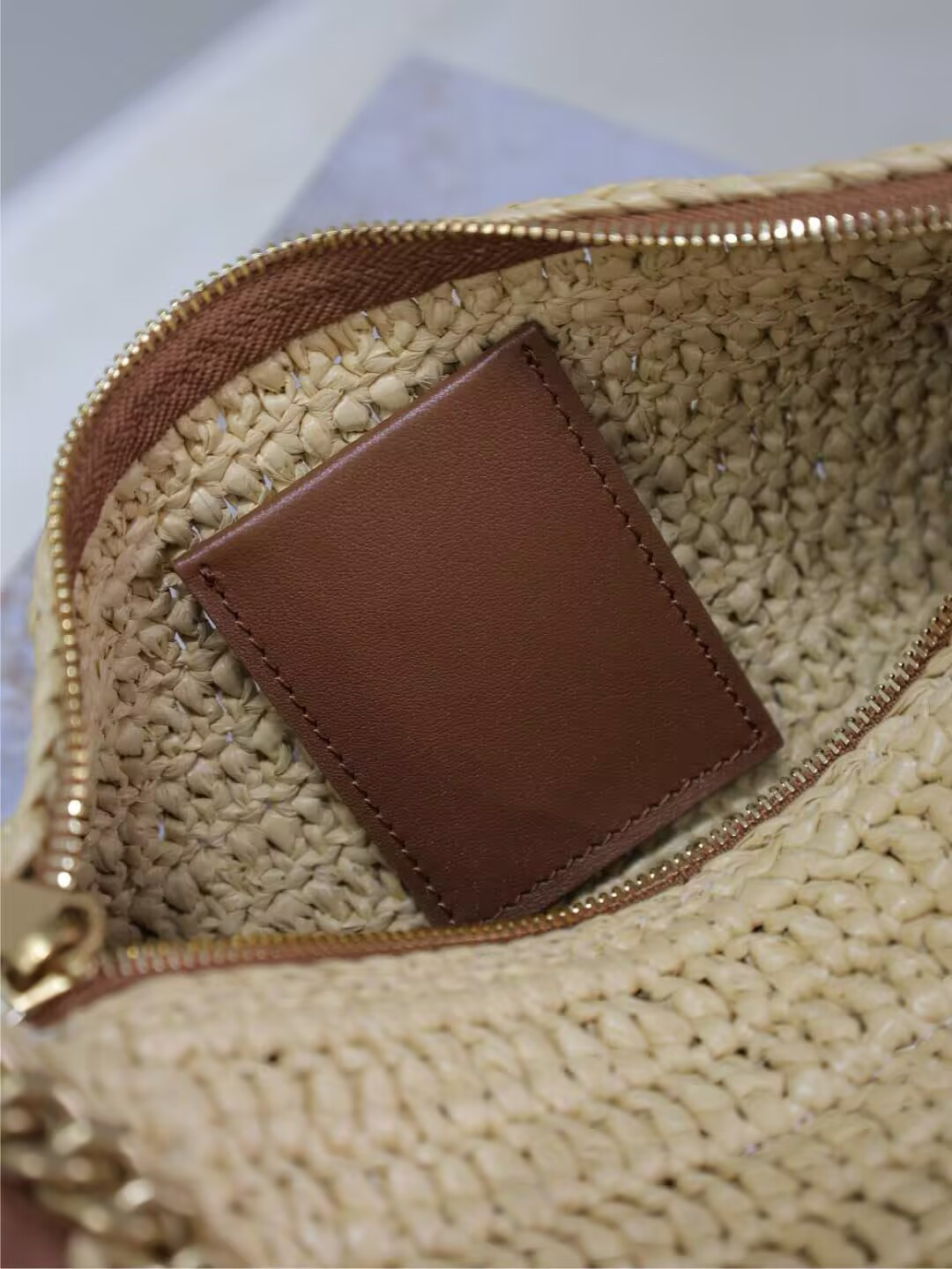 Y*L cassandre small cylindrical woven bag 30x12x10cm